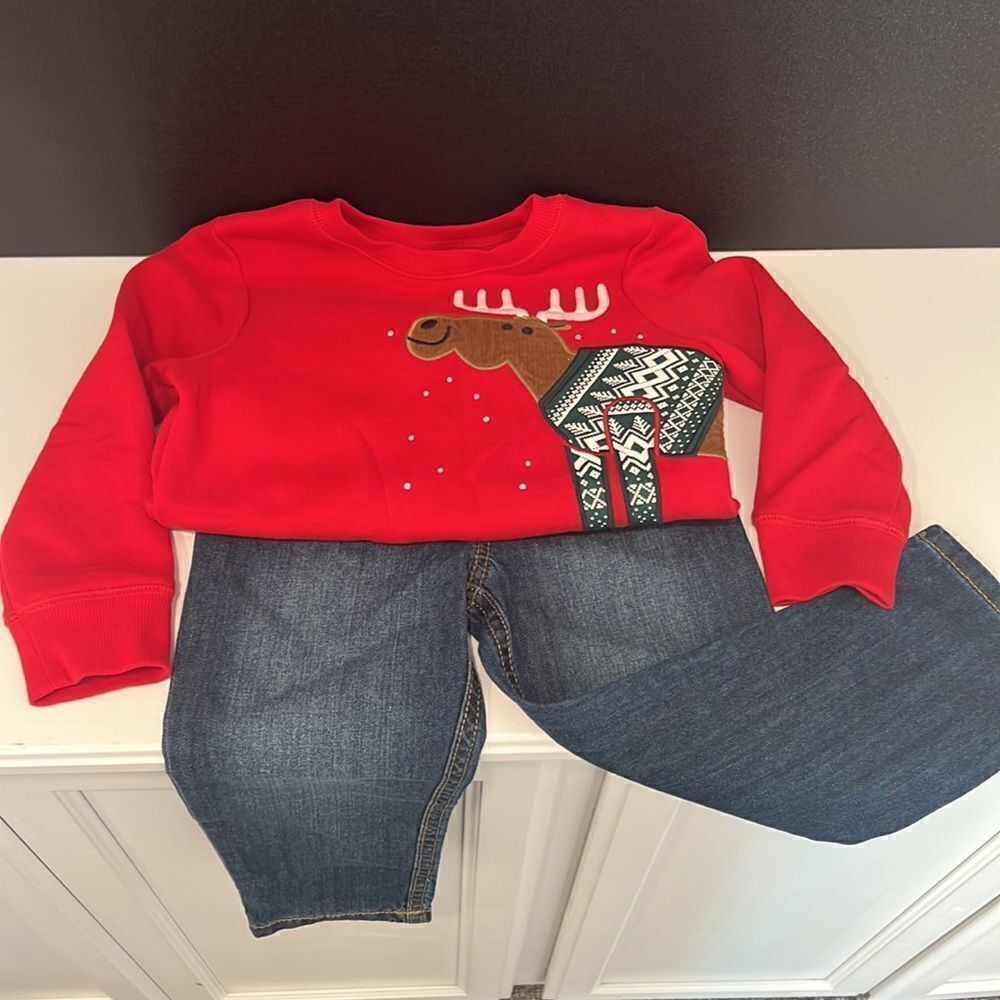 Kids Holiday Top w/ Bottoms